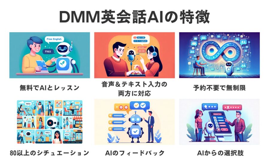 DMM英会話AIの特徴